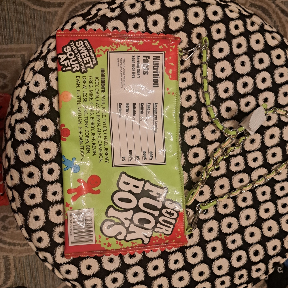 Dolls Kill Sour Candy Clutch - Green and Red - Picture 2 of 4